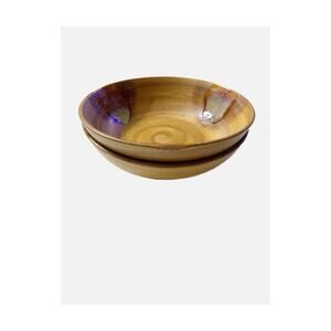 Sango Splash 4951 Ceramic Bowl Brown Multicolor Glaze 7.5" Diameter Set Of 2